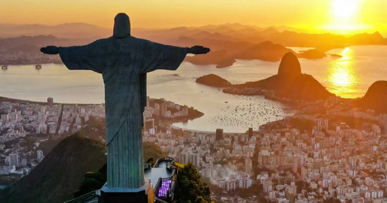 MediTour Facilitators Medical Tourism Destination Brazil - Rio de Janeiro Christ Redeemer Statue and Selaron Steps with Sugar Loaf